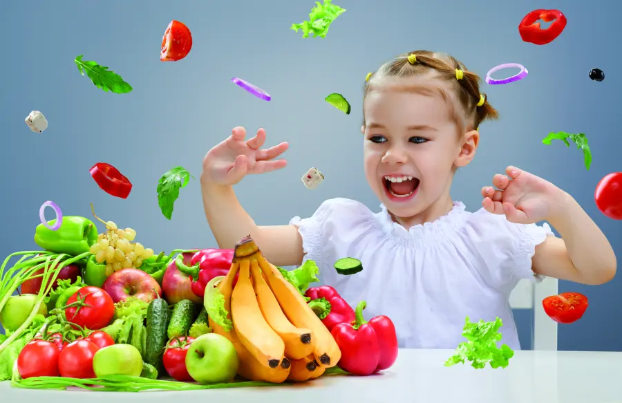 Come far mangiare la frutta e verdura ai bambini